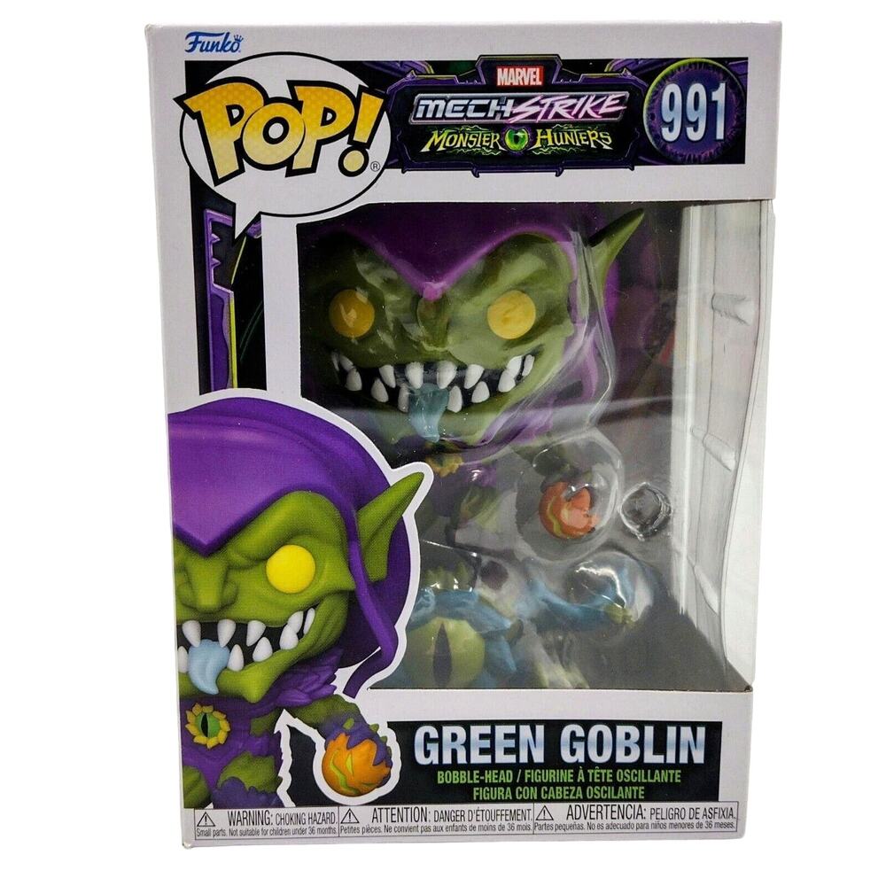 Funko Pop Marvel GREEN GOBLIN 991 Mech Strike Monster Hunters Vinyl Figure NEW